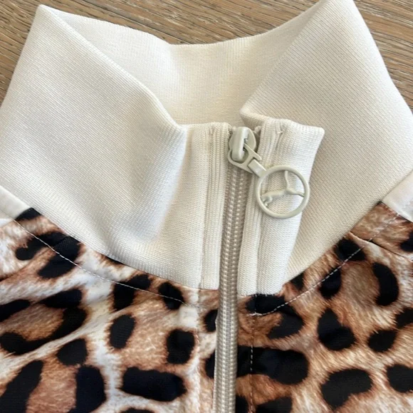 NWT PUMA Leo Luxe T7 cheetah track jacket sweatshirt Medium - Picture 8 of 9